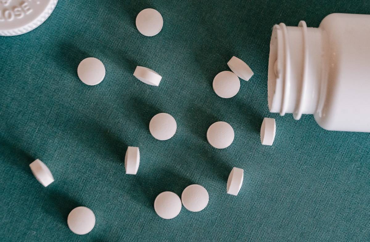 supplements on a table